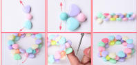 Juguetes De Perlas DIY Para Niñas Con Conjunto De Accesorios 24 Cajas Hacer Joyería Y Pulseras Creativo Regalo Para Niños - details 20