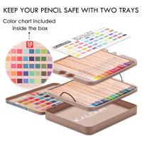KALOUR Set De Lápices De Colores Profesionales 50/72/180/240/300 Pcs Lápices De Aceite Para Dibujos Y Pintura Artística Suministros Para Colorear - details 58