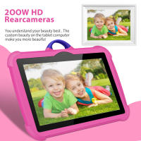 Tableta Para Niños Con Patrón De Dibujos Animados 7 Pulgadas Cuatro Núcleos 4GB RAM 64GB ROM Android Juegos De Aprendizaje Educativos Regalos Para Niños - details 6