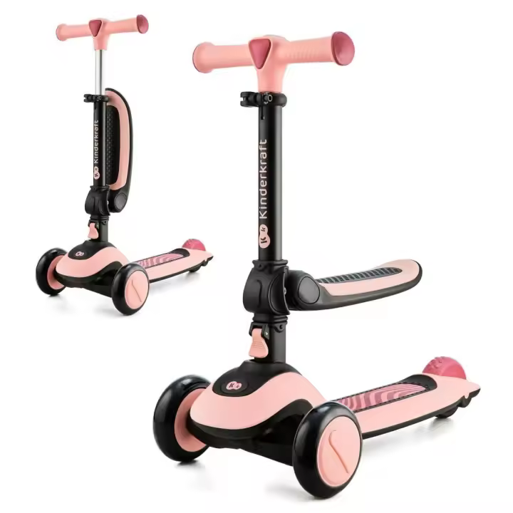 Explora el Mundo con Kinderkraft HALLEY: Triciclo sin Pedales 2 en 1 y Patinete, un Compañero Versátil para Aventuras Infinitas" - 1