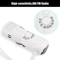Reproductor De Radio AM Y FM Portátil Con Luz De Manivela Y Suministro De Energía Por Dinamo Radio De Emergencia Con Función De Altavoz Integrado - details 1