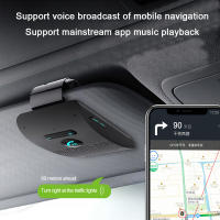 Kit de coche Bluetooth Altavoz inalámbrico Bluetooth4.2 Kit de coche Manos libres Altavoz con Para clip visera Solar - details 2