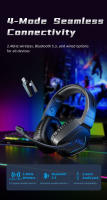 Auriculares Inalámbricos Profesionales TAIDU T01 Con Micrófono 2.4G Bluetooth Y Cable 50mm Para Gaming En PC Laptop Y Móvil - details 2