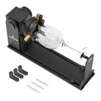 Mecpow G5 Rodillo Giratorio Láser Con Tres Pinzas De Ángulo Ajustable Para Objetos De Formas Múltiples, Compatible Con Casi Todas Las Máquinas De Grabado Láser, Viene Con Soporte De Altura - details 13