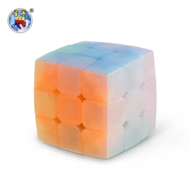 SENGSO Jelly Color Cubo Mágico De Colores Juguetes Antiestrés Para Niños 2x2 3x3 4x4 5x5 Cubo Profesional De Alta Calidad - 1