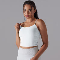 Top De Yoga Para Mujer Fitness Deportivo Push up Cómodo Reversible Brocado Top De Deporte Crop Top Para Gimnasio Y Running - details 7