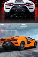 Lamborghini Countach LPI 800-4 Modelo De Coche De Aleación De Metal a Escala 1:24 Con Sonido Y Luz Juguete De Colección Para Niños - details 11