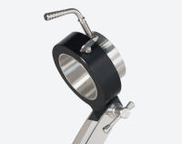 Buarfe Gama Deluxe. Soporte Elite Inox. (Sin Base). Acero Inoxidable AISI-304 y Polietileno PE-500 negro - details 2