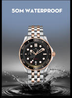 Reloj Mecánico WM Watch WellyMerck Para Hombres Resistente Al Agua Acero Inoxidable Cristal De Zafiro Miyota 8217 WM148 - details 9