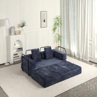 Sinaopus Sofá Cama Plegable de Pana, 2 en 1 Sillón Futon y Colchón, Relleno de Espuma, Sin Montaje, Ahorro de Espacio para Salón, Invitados - details 4