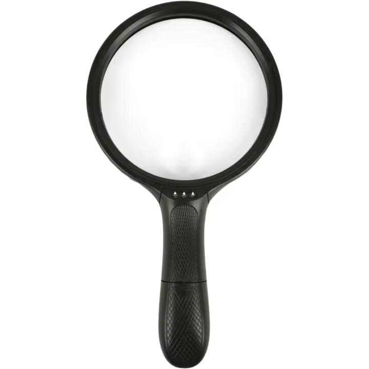 Tienda BIT Lupa de Mano 1,8x5 Aumentos con Luz LED para Personas Mayores - 1