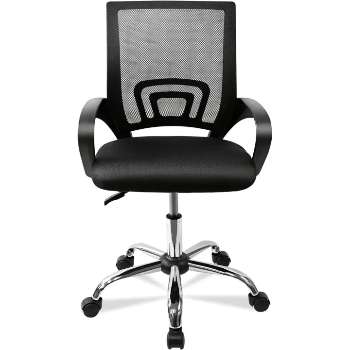 T-LoVendo - Silla de Oficina o Escritorio Ergonómica con Ruedas y Soporte Lumbar. Juvenil. Altura Regulable - 1