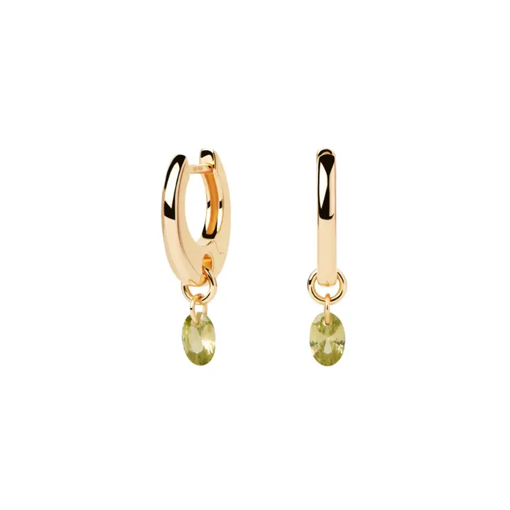 Pendientes Pdpaola Lily Verde AR01-B91-U Plata Ley - 1