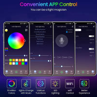 ColorRGB Tiras LED RGB 5050 Wifi Con Alexa Luz Inteligente Sincronización De Música Para Decoración De Habitaciones Y Retroiluminación De TV - details 2