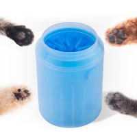 Copa De Limpieza Para Pies De Mascotas De Silicona Suave Herramienta De Masaje Portátil Para Perros Y Gatos Suministros De Limpieza De Baño - details 14