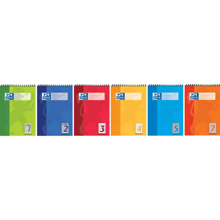 Bloc escolar Oxford DIN A5 con espiral, raya 2 - 1