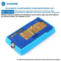Plataforma De Desmontaje De Motherboard SUNSHINE SS-T12A Para Reparación De CPU De Teléfonos Android IP X 11 12 13 14 Herramienta Eléctrica Para DIY No Incluye Batería - details 10