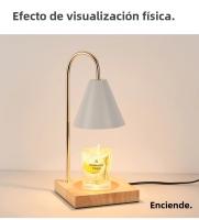 Lámpara Calentadora De Velas Con Timer Y Ajuste De Brillo Para Decoración De Habitación Luz De Noche Creativa Con Aromaterapia Regalo - details 8