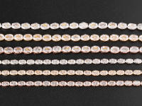 Collar De Tenis Oval Dainty Con Cristal CZ Dorado Para Mujer Joyería De Moda Para Boda Collar Geométrico De Cadenilla - details 2