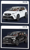 Toyota Crown Kluger Off-Road SUV Modelo De Coche De Colección Diecast 1:24 Con Sonido Y Luz Vehículo Miniatura Juguete Para Niños - details 1
