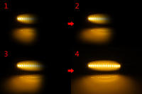 Luz Indicadora Lateral LED Para Peugeot 207 308 RCZ Citroen Dinámica Repetidor De Señal Impermeable De Alta Calidad Para Coches - details 4
