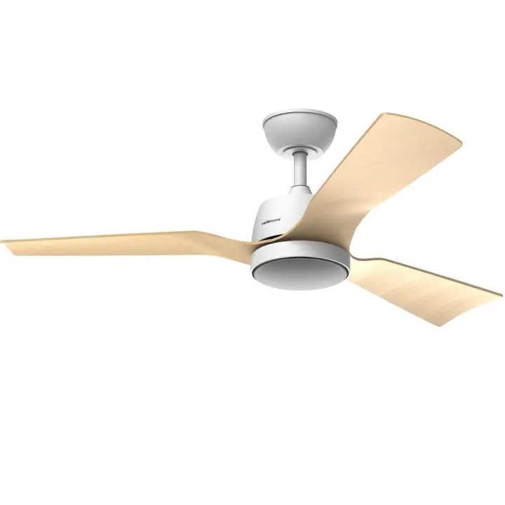 Mellerware - Ventilador de Techo Brizy Bright Outdoor, Interior y Exterior, Luz Integrada, Motor DC 45W, 6 Velocidades, Función Verano e Invierno - 1
