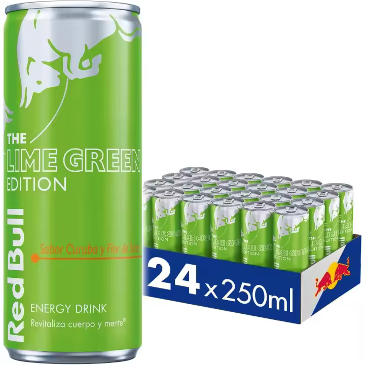Caja de Red Bull Curuba Bebida Energética Edición Verano - 24 unidades de 250ml - 1