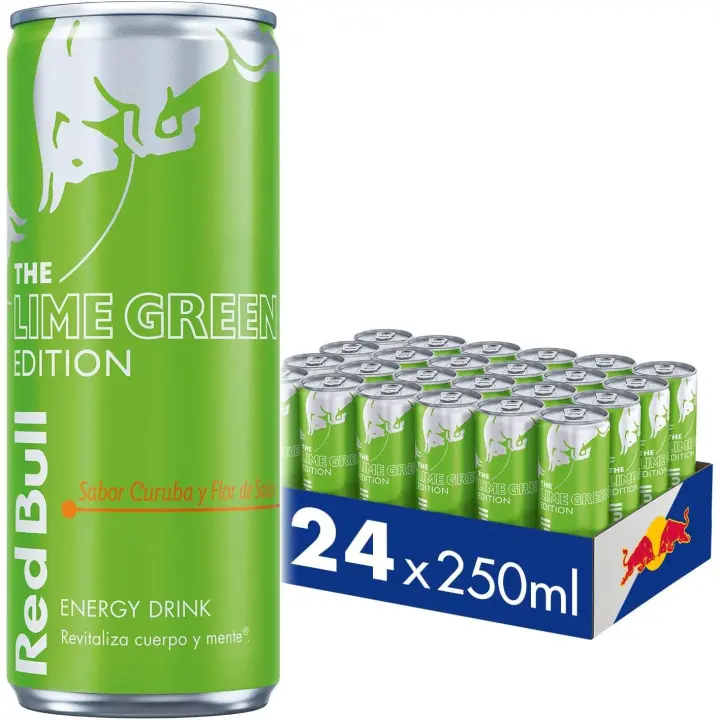 Caja de Red Bull Curuba Bebida Energética Edición Verano - 24 unidades de 250ml - 1