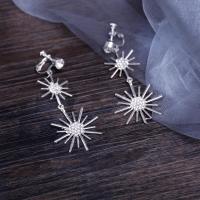 Set De 2 Diademas Y Aretes De Color Oro Y Plata Estilo Soleado Accesorios De Cabello Para Boda Con Cristales Tiara Corona - details 3