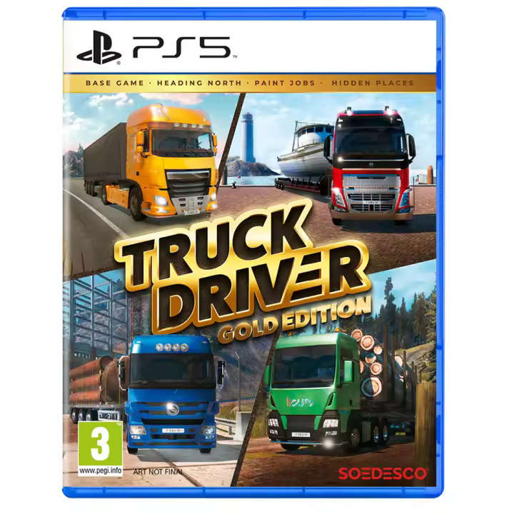 TRUCK DRIVER GOLD EDITION PS5 - Nuevo a Estrenar - PAL España - Tesura Games - PREVENTA - Lanzamiento 27/06/25 - 1