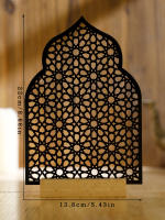 Adorno De Madera Hueca Para Ramadan Eid Mubarak Decoración De Navidad Musulmana Feliz Ramadan Kareem Adorno Vacacional Moderno - details 10