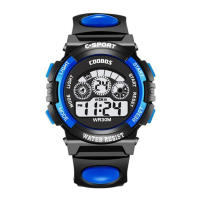 Reloj Electrónico Para Niños Con Dial Luminoso Resistente Al Agua Multi Función Alarma LED Para Niños Y Niñas - details 5