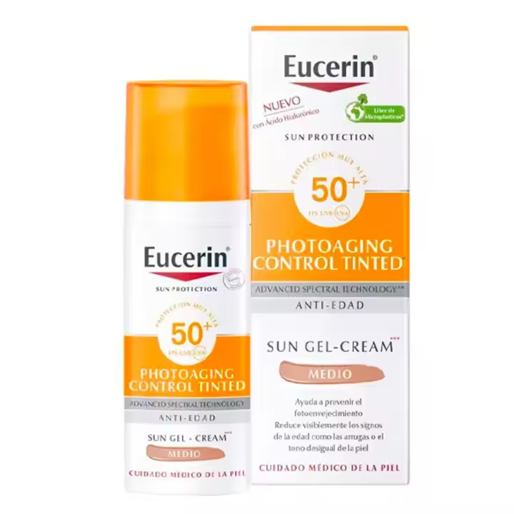 Eucerin Sun Photoaging Control Color Medio SPF50 50ml - 1