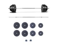Fitness Tech Set de Pesas Barra Olímpica de 35kg a 120kg Peso libre - details 2