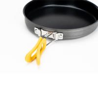 Sartén Antideslizante De Aluminio Mediana Con Manija Plegable Ideal Para Picnic Al Aire Libre Y Camping Fácil De Transportar - details 8