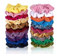 Scrunchies De Seda Y Satén Para Mujer Y Niñas Cinta Elástica De Pelo Accesorios De Moda Paquete De 10/30/50 Piezas - details 5