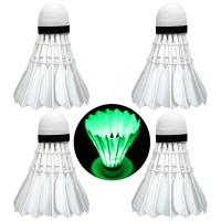 4pcs Shuttlecos De Bádminton LED Iluminación Adecuado Para Deportes Al Aire Libre Y Interior Material De Cabeza Poliéster Espumado - details 5