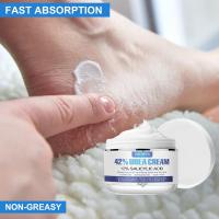 Crema de 7,06 onzas / urea 42% más ácido hidrofólico 2%, crema de pies de urea para el cuidado de los pies, talón agrietado para el tratamiento de la reparación de las manos de la rodilla y el codo, crema hidratante de los pies, piel muerta de callos de p - details 5