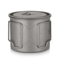 Taza De Camping De Titanio Portátil Con Mano Doblada Adecuada Para Picnic Tamaño 300ml / 350ml / 450ml / 550ml / 650ml / 750ml - details 68