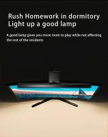 Lámpara De Escritorio LED USB Dimmable 3 Colores 33cm 50cm Luz De Pantalla De Computadora Colgante Para Estudio Y Lectura Moderna - details 5
