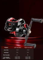 Carrete De Pesca GLS Max Drag 8KG Ratio De Engranajes 7.2:1 Metal 18+1BB Para Agua Dulce Y Salada Carrete De Caña De Pescar - details 0