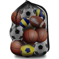 Bolsa De Malla Pesada Para Baloncesto Voleibol Fútbol Y Más Solución De Almacenamiento Conveniente Material De Lona - details 7