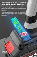 Pulidora de automóviles Inalámbrica de 900W, Pulidora de automóviles excéntrica sin escobillas de 5 pulgadas, Máquina pulidora y enceradora con 21V batería de 3000 mAh, 3 velocidades variables de 2500 a 6000RPM, para el cuidado detallado del automóvil - details 7