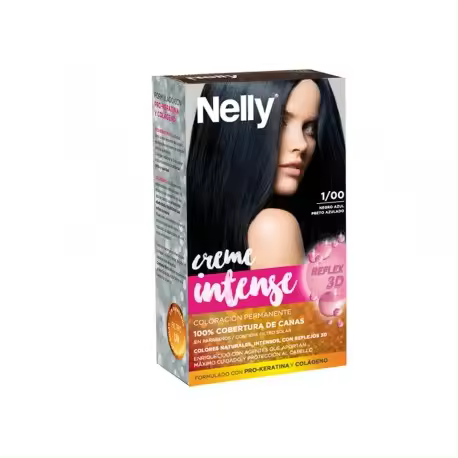 NELLY TINTE 1/00 NEGRO AZULADO - 1