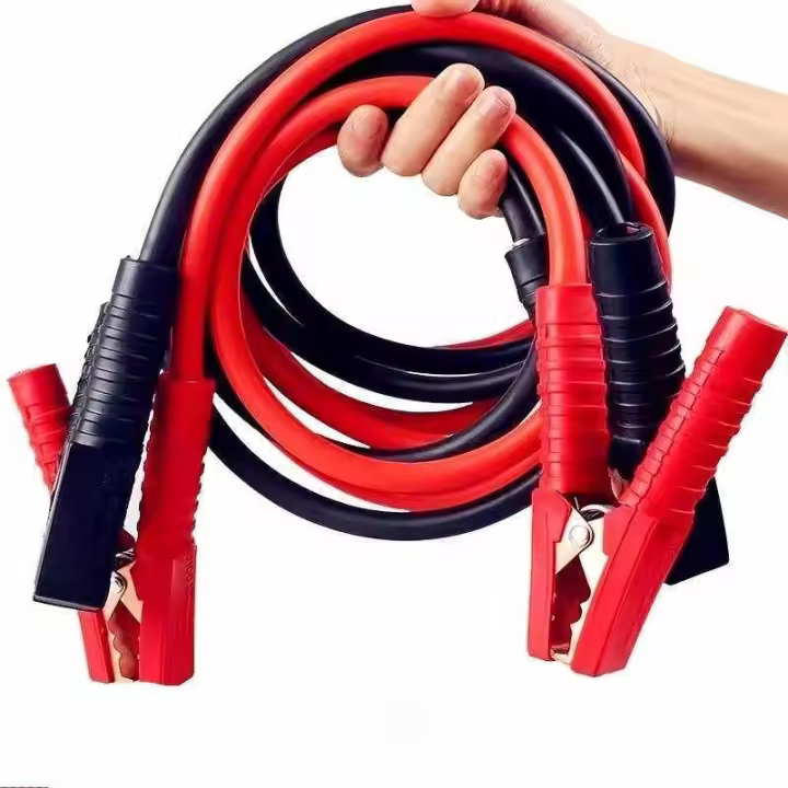 AUTOZOCO Pinzas de Batería de Coche y Motos, Cable de Arranque para Batería de Coche, Pinza de Arranque, Pinza Cocodrilo, Longitud 2.5 Metros, Incluye Bolsa Transporte, Cable 16 mm2, Pinzas 1000 A - 1