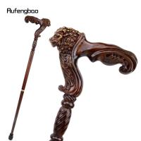 Bastón De Madera Marrón Leopardo Para Moda Y Fiesta Disfraz De Vampiro Cospaly Bastón De Caminar Decorativo 93cm Para Halloween - details 3