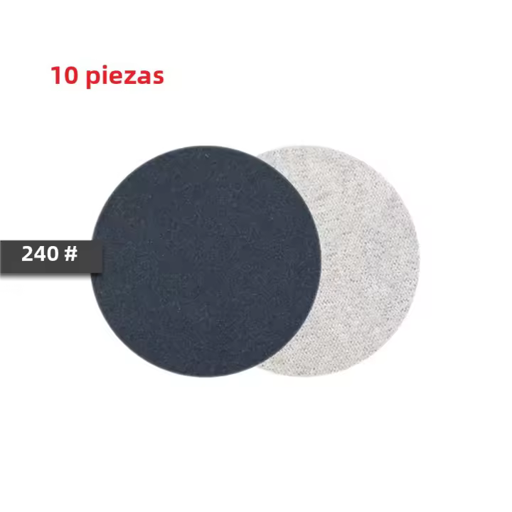 10Pcs Discos De Pulido Desmontables 3 Pulgadas 75MM Silicona Carburo 240-10000 Grados Impermeables Para Trabajos De Carpintería - 1