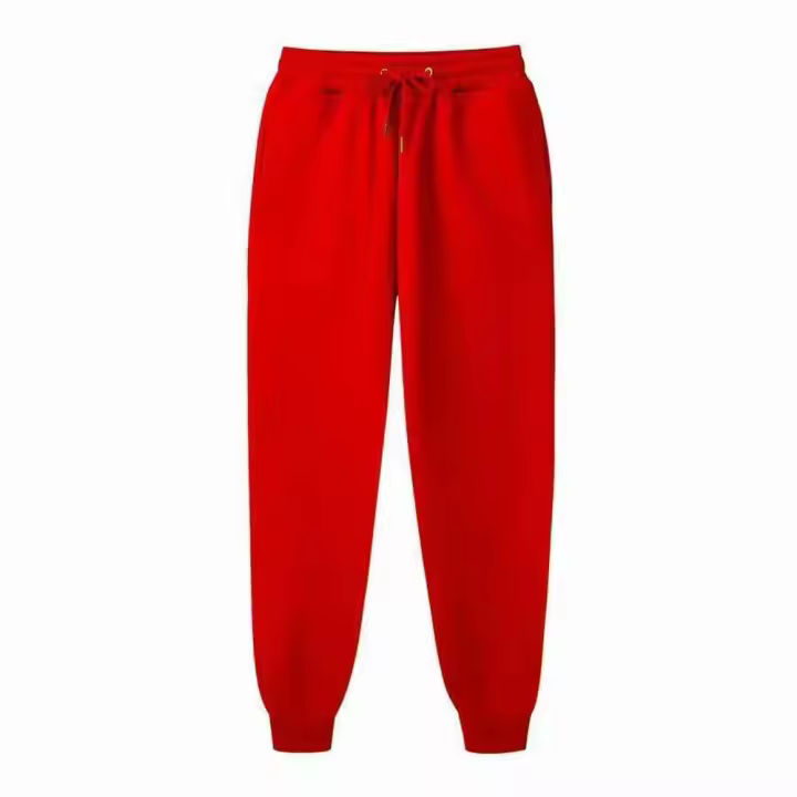 Pantalones Casuales Para Hombre Con Cierre De Cordón Deporte Running Gym Rodilleras Largas Para Mujer Colorido Talla Grande - 1