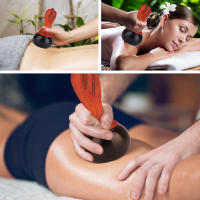 Masajeador De Piedra Bian Eléctrico Con Calentamiento Y Compresión Calefactor Corporal Terapia Física Herramienta De Masaje Para Espalda Y Cara - details 1