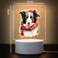 Luz Nocturna Recargable Para Niños Con Figura De Anime Manga Collie Fronterizo Lámpara De Noche Para Dormitorio Regalo Para Niños - details 2